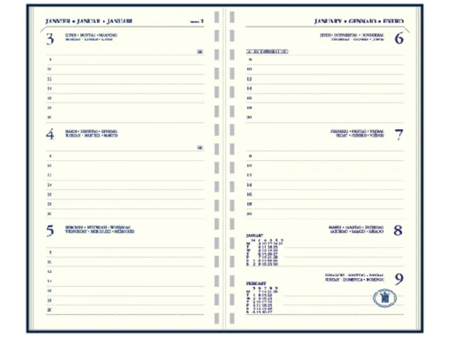 Agenda 2027 Ryam Memoplan 7 Suprema 7dagen/2pagina's ringplastic assor