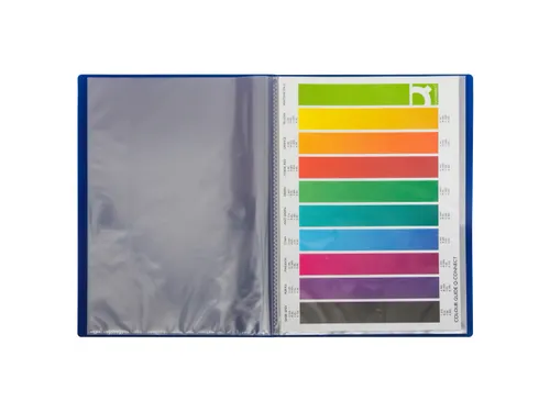 Showalbum A4 PP 40 Tassen Blauw