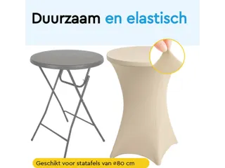 BRASQ Statafelrok Goud 80cm - 9