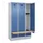 locker met bank,HxBxD 1950x1200x815mm,3vak,vak B 400mm,cilinderslot