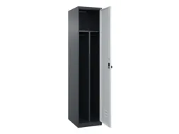 locker voor scheiding van kleding,HxBxD 1850x400x500mm,1vak