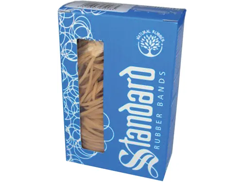Elastiek Standard Rubber Bands 18 80x1.5mm 50gr 160 stuks bruin