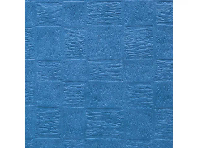 Elastomappen glanskarton 3 kleppen monobloc-Blauw