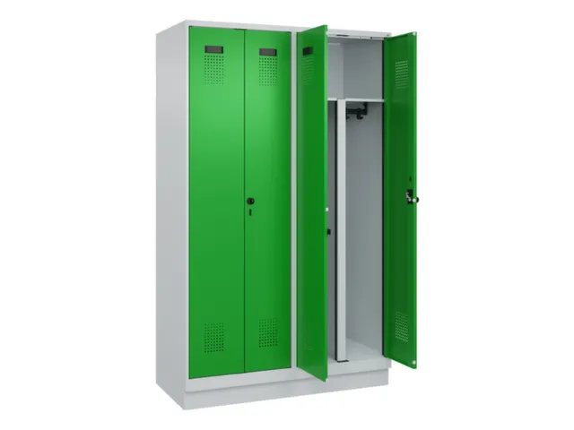 PBM-locker,HxBxD 1950x1200x500mm,4vak,vak B 300mm,draaigrendel