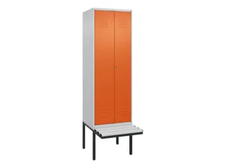 locker voor scheiding van kleding,HxBxD 2120x600x815mm,2vak - 1