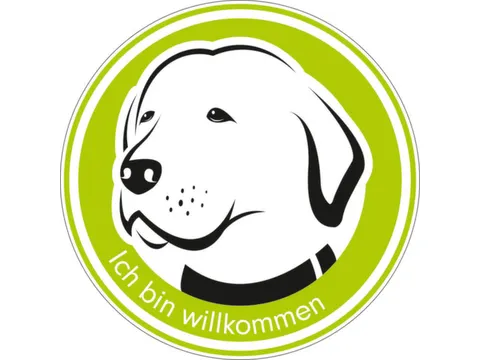 aanwijzingsbord,Honden welkom,folie,groen/wit/zwart,zelfklevend