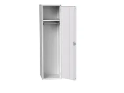 Lockerkast 2000x525x550mm 1 vak, vleugeldeur, RAL7035