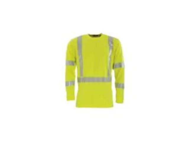 T-shirt 5072 89 Fluorgeel Vlamvertragend Lange Mouwen Maat EES