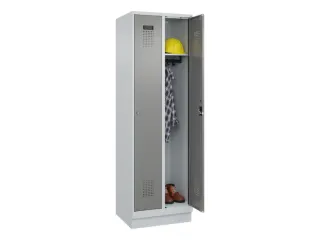 locker,HxBxD 1950x600x500mm,2vak,vak B 300mm,cil.-slot,sokkel - 1