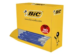 Balpen Bic M10 medium blauw doos 90+10 gratis