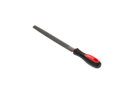 GEDORE R93160052 Halfronde vijl gekapt 2 310mm 2K handvat