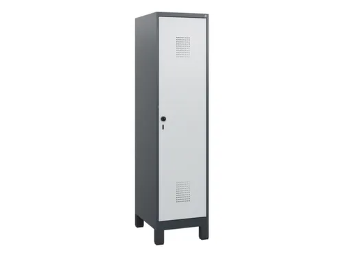 schoollocker,HxBxD 1630x400x500mm,1vak,vak B 400mm,draaigrendel,voeten
