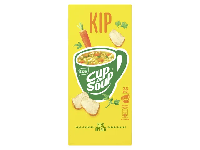 Cup a Soup Knorr kip 140ml Soep 24 zakjes
