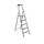 Lichte Universele Ladders Aluminium 5treden H 1,05m