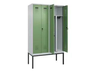PBM-locker,HxBxD 2120x1200x500mm,4vak,vak B 300mm,draaigrendel - 1