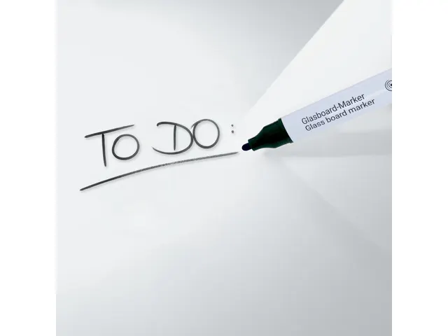 Glas/magneetbord Sigel 91x46 Wit