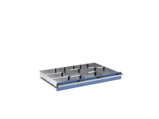 indelingsset,7lengteverdeler 5scheidingsplaten,v. front H 100/125mm - 4
