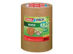 Tesapack paper ecoLogo 50mmx50m bruin papier pak van 3 stuks