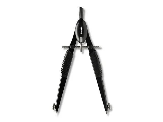 Compas à réglage Aristo Topline Black Edition présentoir 6pces