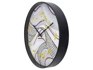 Wandklok Nextime dia 30cm grijs kunststof Koi - 4