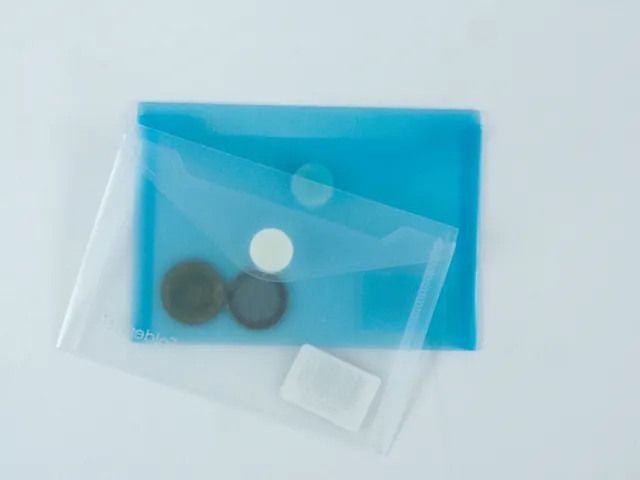 enveloptas assorti A7 liggend met klittenbandsluiting krimp à 10 stuk