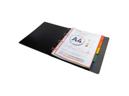 Tabbladen gerecycleerd karton 220g - 5tabs - A4 maxi.