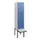 Dubbeldekse dekenkist,HxBxD 1950x400x815mm,1x2vak.,vak B 400mm