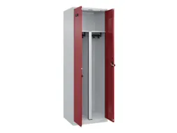 PBM-locker,HxBxD 1850x600x500mm,2vak,vak B 300mm,draaigrendel