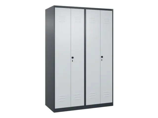 PBM-locker,HxBxD 1850x1200x500mm,4vak,vak B 300mm,draaigrendel