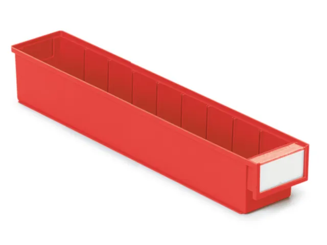 stellingbak,HxBxD 82x92x500mm,PP,rood