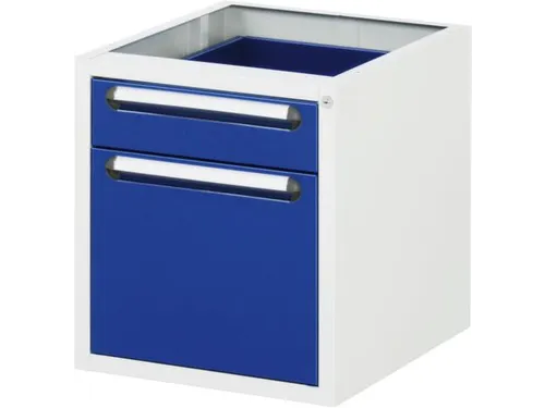 schuiflade-onderbouw v. werkbank HxBxD 545x480x600mm 2laden RAL5010