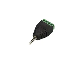 2.5mm Stereoplug Naar 4-Polige Schroefaansluiting (5 ST.) - 2