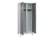locker voor scheiding van kleding,HxBxD 1950x800x500mm,2vak