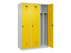 locker voor scheiding van kleding,HxBxD 1850x1200x500mm,3vak