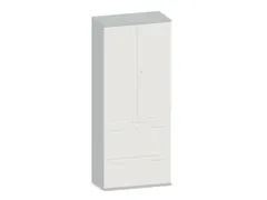 kantoorkast,HxBxD 1920x800x430mm,decor romp lichtgrijs,decor front wit