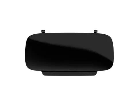 Deksel voor afvalbak 50 ltr, zwart 224x38x345 mm p/stuk Image De
