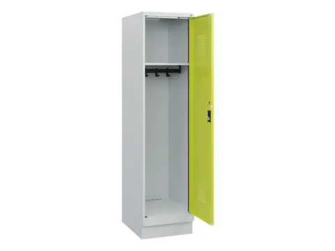 schoollocker,HxBxD 1630x400x500mm,1vak,vak B 400mm,cil.-slot,sokkel