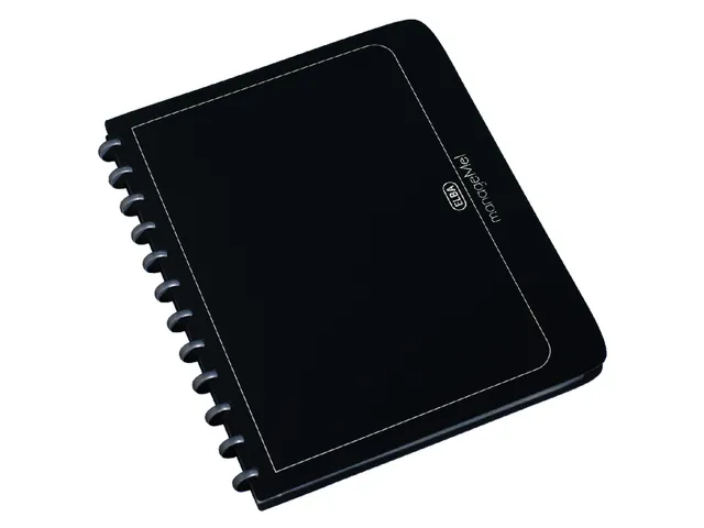 Presentatie Ringband Vario-zipp A4 25 tassen Antraciet