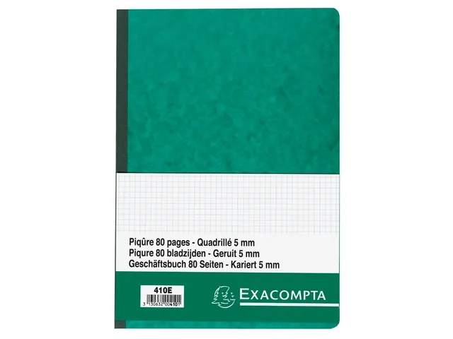 Register 29,7x21 cm - geruit 5x5 - genummerd - 80 blad assorti