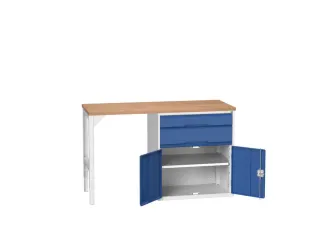 werkbank,HxBxD 930x1500x600mm,multiplexblad,2voeten/1container - 1