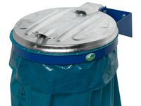 Afvalverzamelaar Wandhouder 400x510mm 120 liter Zak Blauw