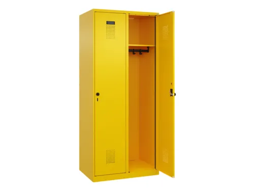 locker,HxBxD 1850x800x500mm,2vak,vak B 400mm,draaigrendel