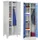 kleding-/wasgoedkast,HxBxD 1850x600x500mm,RAL7035,front RAL3000