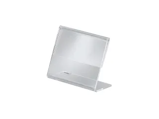Info Prijsstandaard Sigel A8 dwars transparant acryl doos a 10 stuks - 10