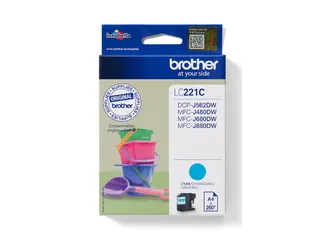 LC-221CBP Cyaan Inktcartridge 260 pagina's - 2