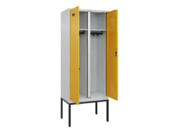 locker voor scheiding van kleding,HxBxD 2120x800x500mm,2vak