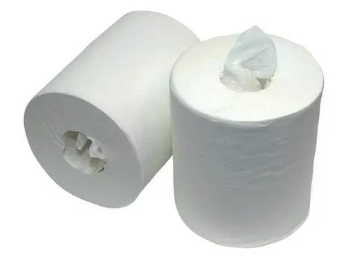 Poetsrol Budget Midi 1-laags 21,5xØ19cmx275m 6 rollen Wit