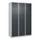 locker voor scheiding van kleding,HxBxD 1850x1200x500mm,3vak