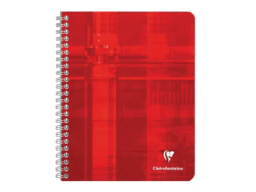 Schrift Clairefontaine Matris 210x297mm lijn 100blz spiraal Assorti
