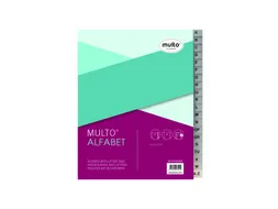 Tabbladen Multo 7052020 A5 17-Gaats Pp A-z Grijs